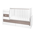 Letto MAXI PLUS NEW white+coffee